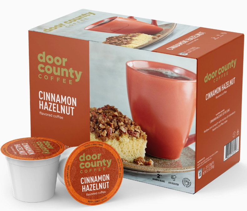 Cinnamon Hazelnut Coffee Single Serve Cups - 10 cups