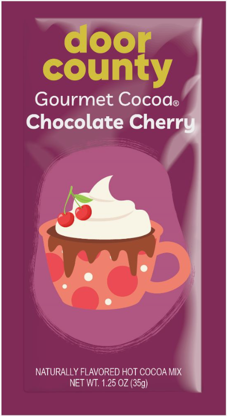 Door County Chocolate Cherry Hot Cocoa - One Mug Packet