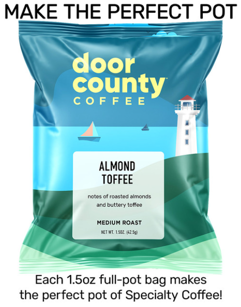 Almond Toffee Single Serve Ground Coffee