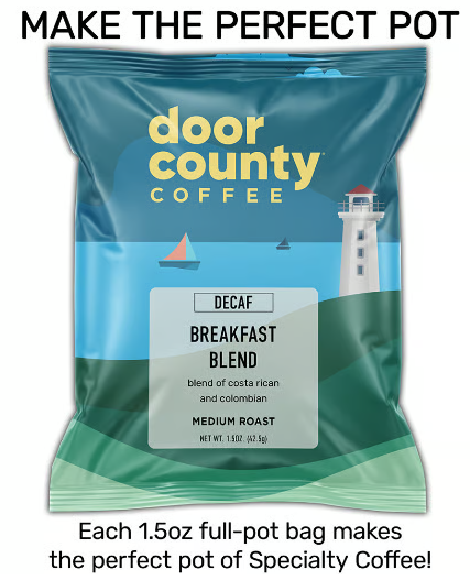 Breakfast Blend DECAF Single Serve Ground Coffee