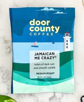 Door County Jamaican Me Crazy® Single Serve Ground Coffee