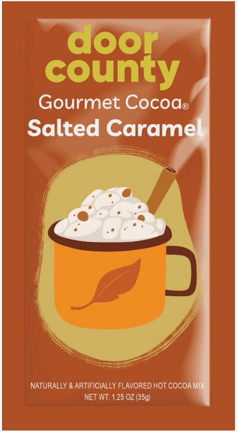 Door County Salted Caramel Gourmet Hot Cocoa - One Mug Packet