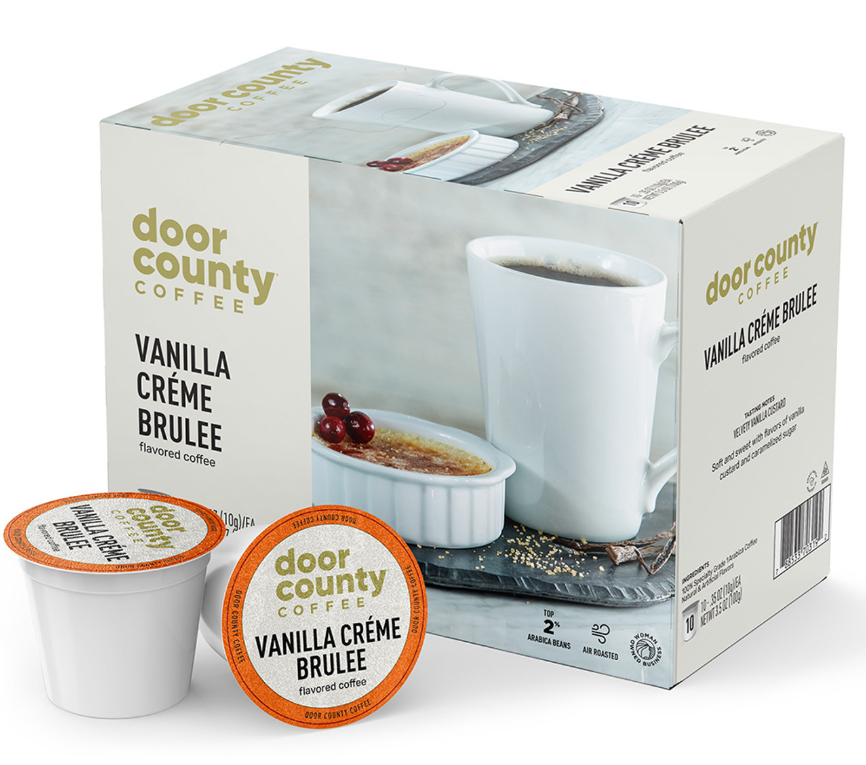 Vanilla Creme Brulee Coffee Single Serve Cups - 10 cups