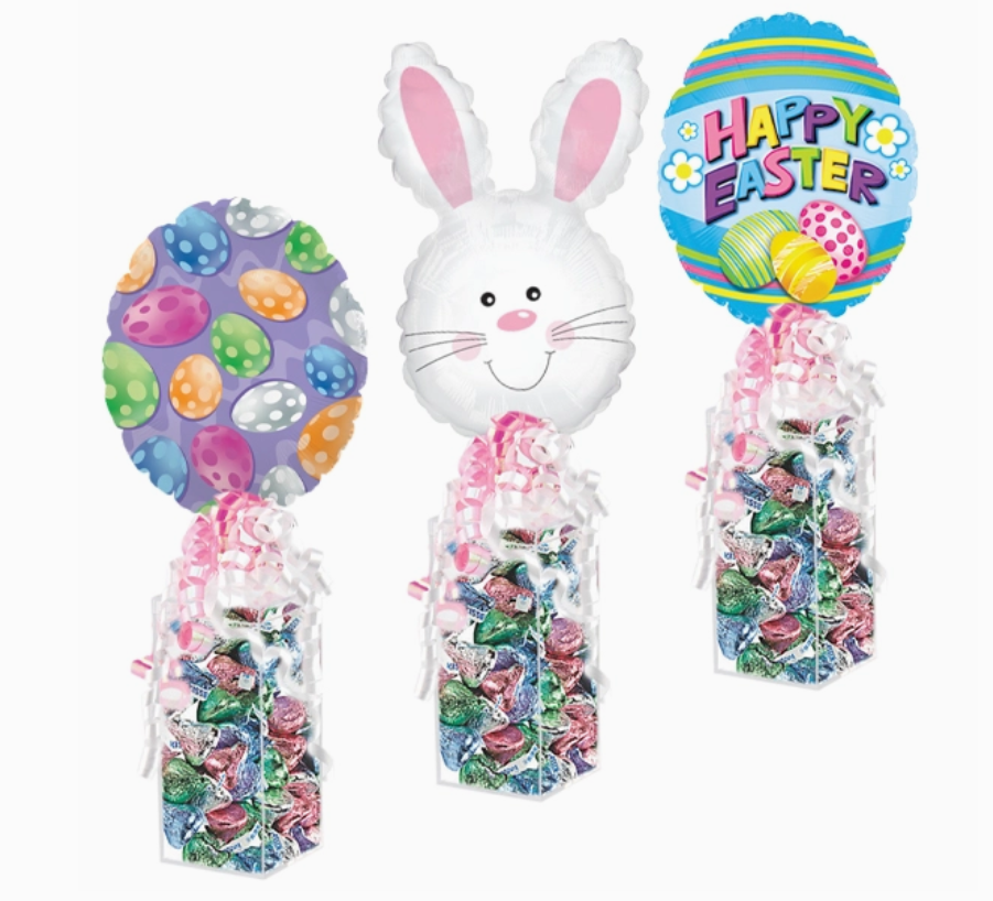 Easter Kelliloons with Hershey's Kisses