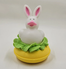 Load image into Gallery viewer, Easter Bunny Rubber Duck Donut Bath Bomb
