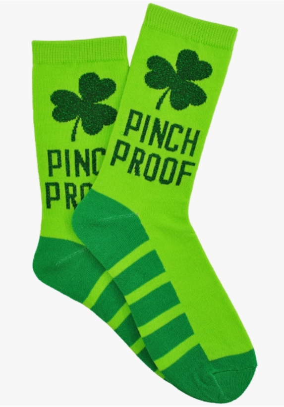 Everything Legwear St. Patrick's Day Pinch Proof Crew