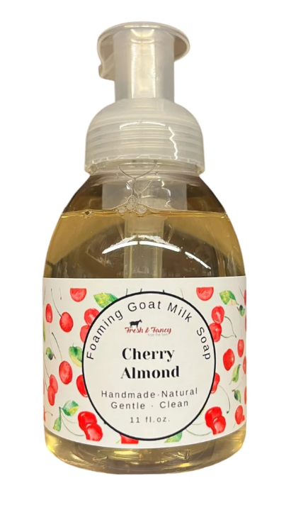 Cherry Almond Foaming Goat Milk Soap