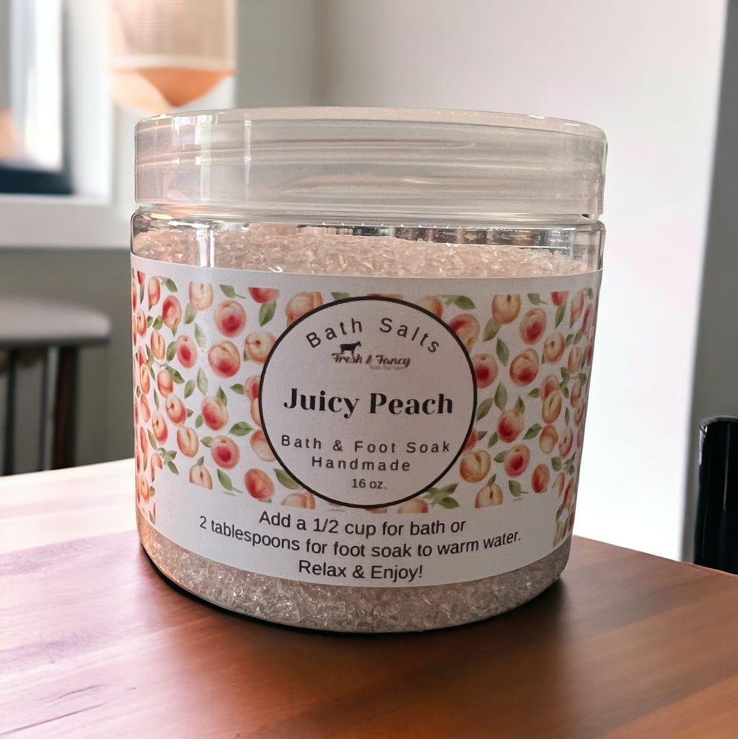 Juicy Peach Bath Salts