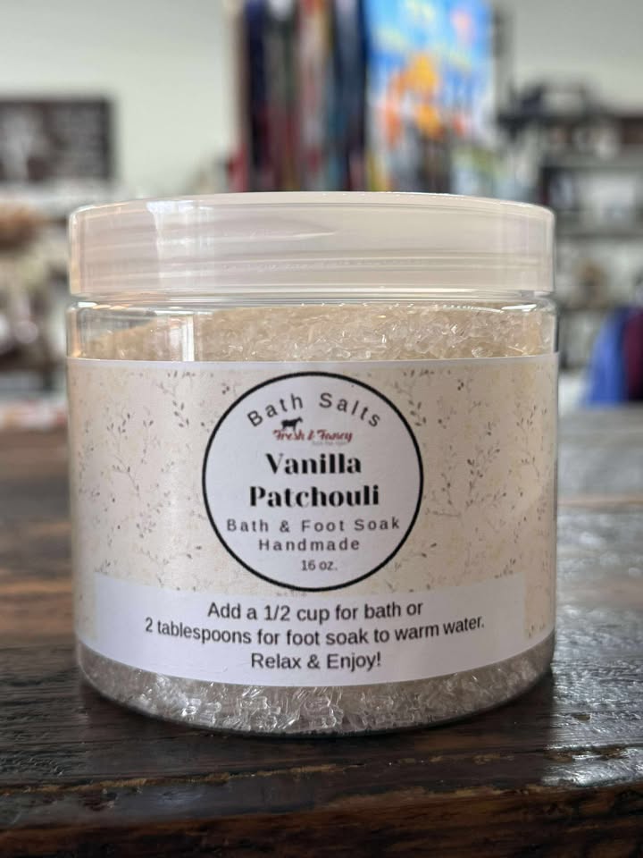 Vanilla Patchouli Bath Salts