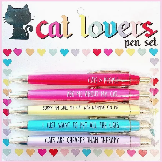 Cat Lovers Pen Set