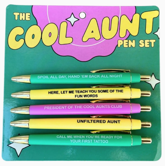 Cool Aunt Pen Set