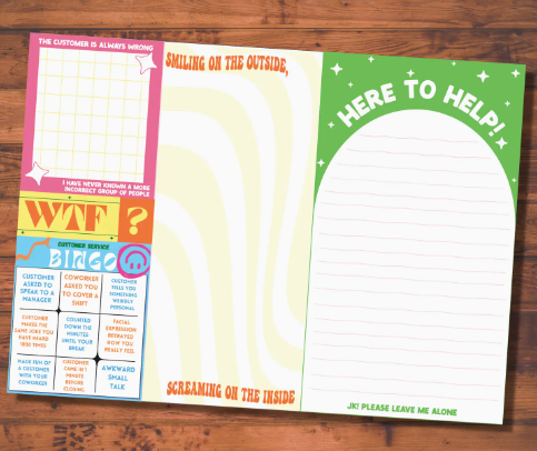 Customer Service Notepad