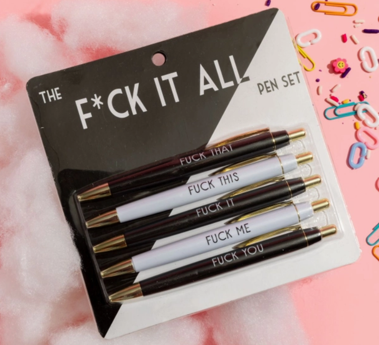 Fuck It All Pen Set