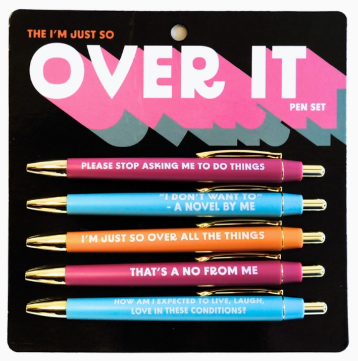 Over It Pen Set