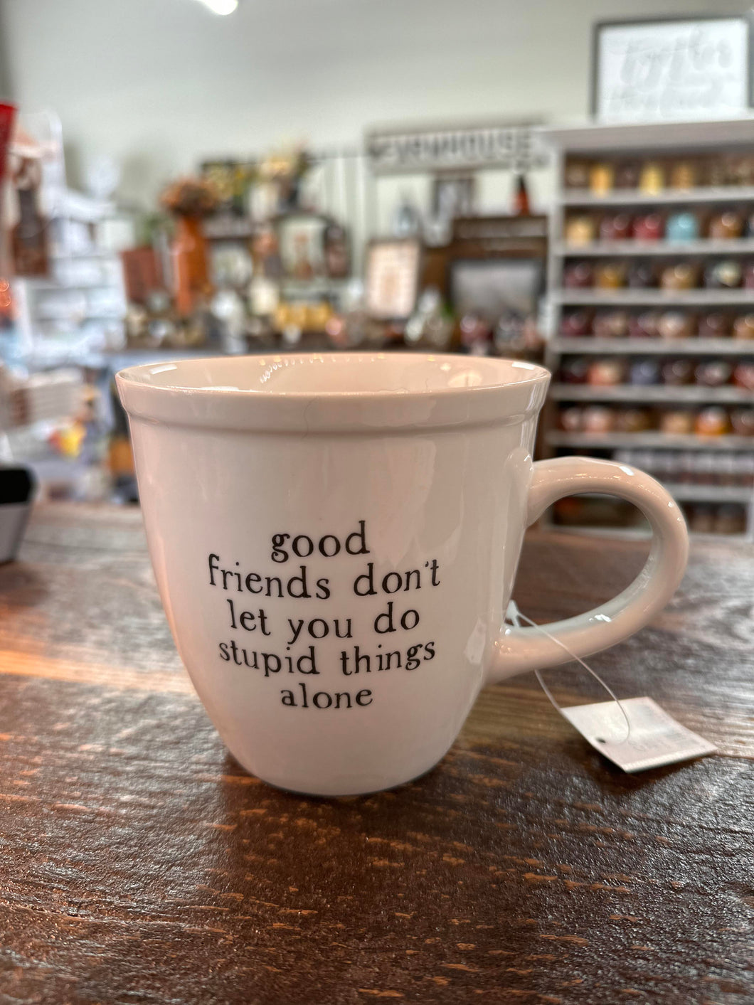 Good Friends Stupid Things Mug
