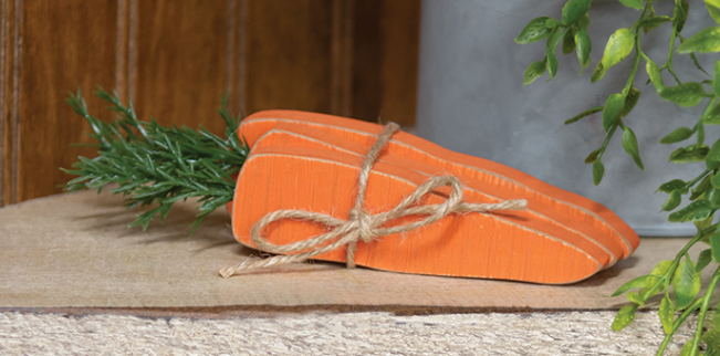 Chunky Wooden Carrot Bundle | Set of 3