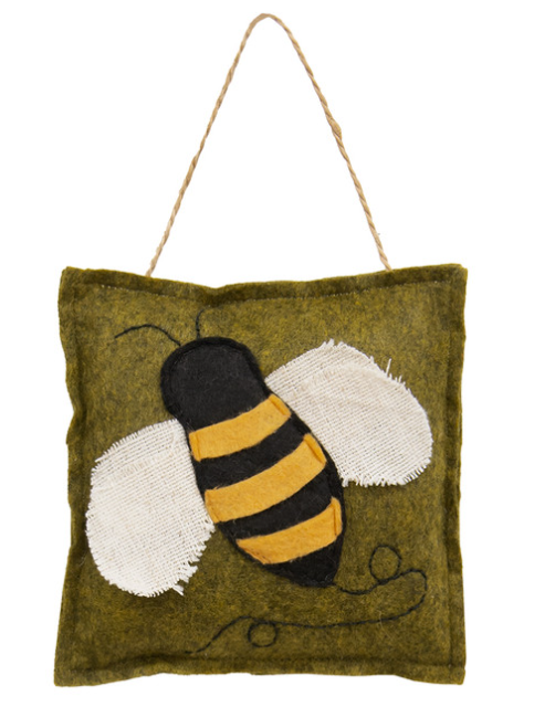 Felt Bee Pillow Hanger