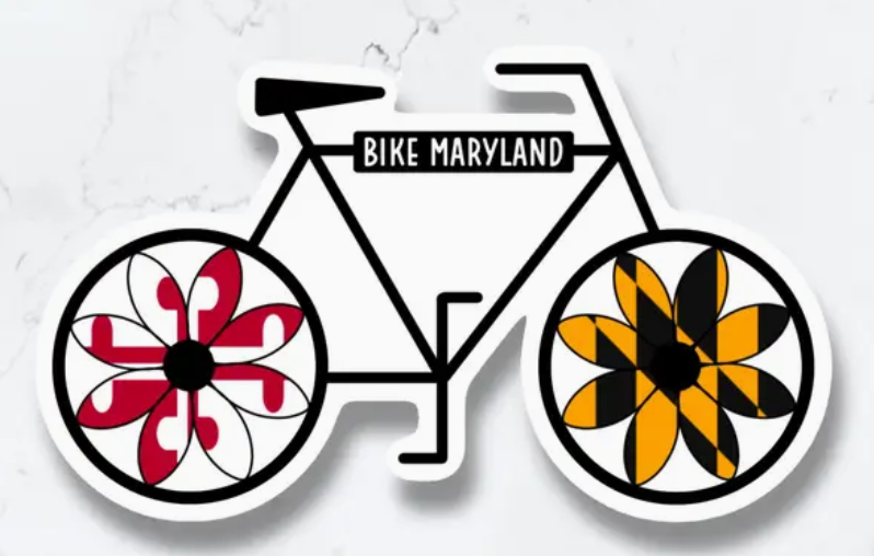 Bike Maryland Sticker
