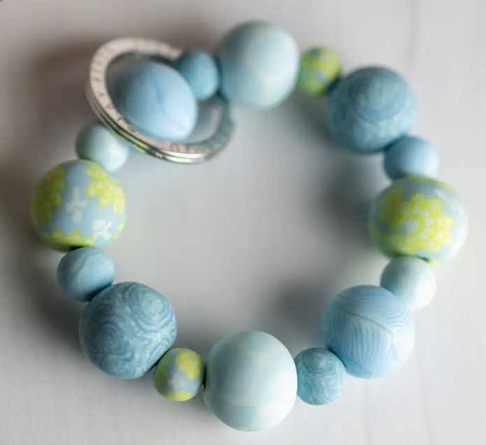 Bermuda Blue Wrist Keychain