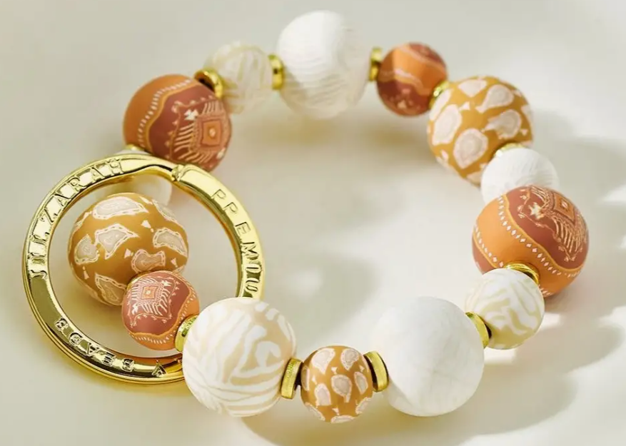 Sahara Small Bead Wrist Keychain