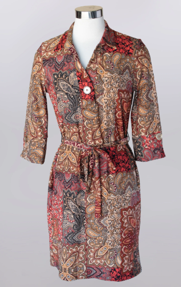 Fall Paisley Dress