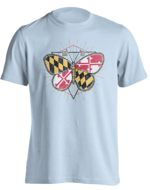 Maryland Butterfly T-Shirt