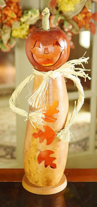 Meadowbrook Gourds Dexter - Large Tall Lit Boy