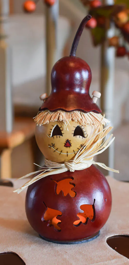 Meadowbrook Gourds Warehime - Miniature Scarecrow