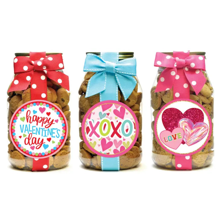 Brownie Crisp Cookie Valentine Quart Jars