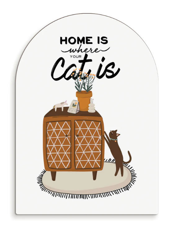 Home Is Where Your Cat Is Magnet