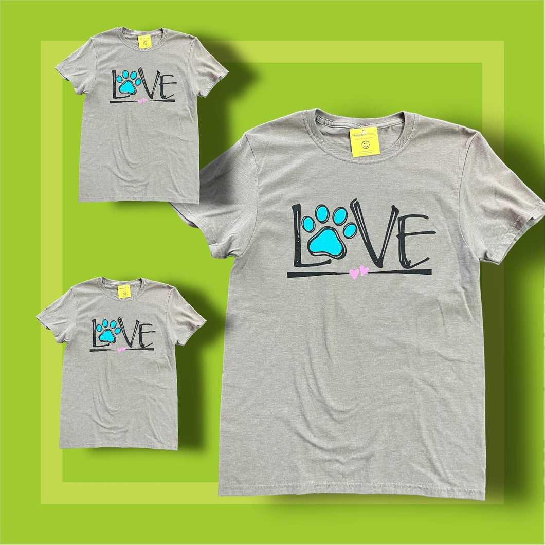 Love Pawprint T-Shirt