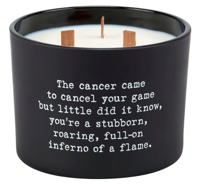 Cancer Poetry Candle