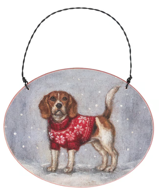 Cozy Beagle Ornament