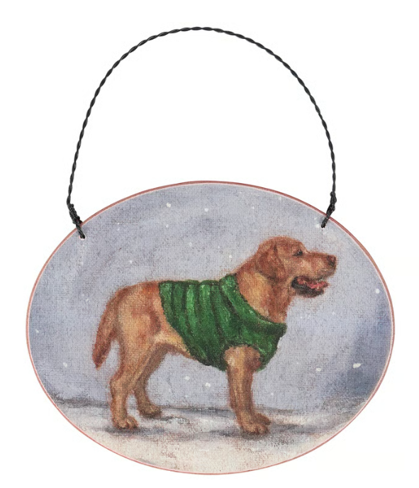 Cozy Lab Yellow Ornament