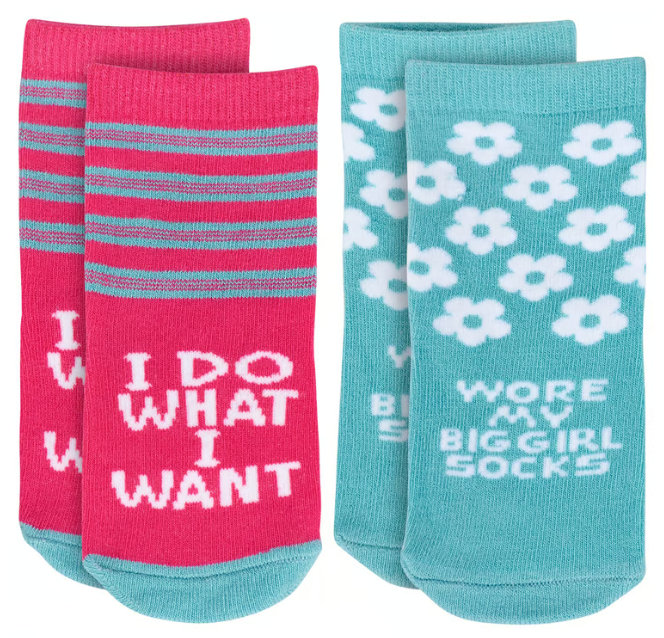 I Do What I Want Baby Sock Set