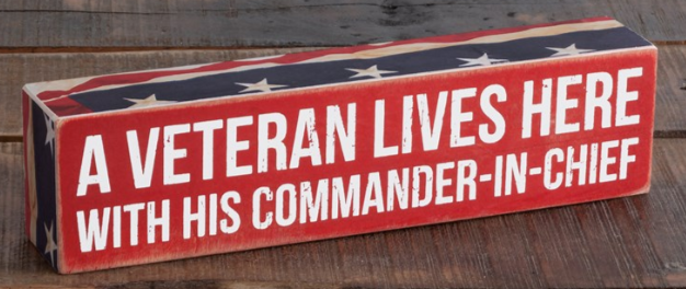 Lives Here With His Commander Box Sign