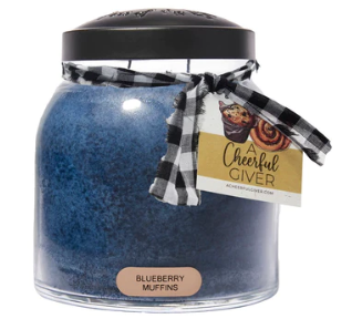 Blueberry Muffins Papa Jar Candle