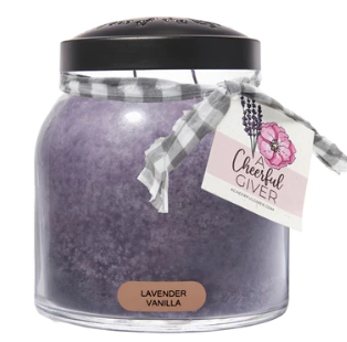 Lavender Vanilla Papa Jar Candle