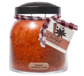 Orange Cinnamon Clove Papa Jar Candle