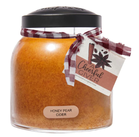 Honey Pear Cider Papa Jar Candle