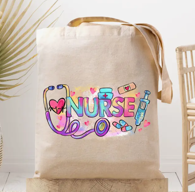 Nurse Career Canvas Tote Bag