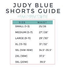 Load image into Gallery viewer, Judy Blue Denim High Waist Elastic Waist Mid Length Shorts

