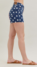 Load image into Gallery viewer, Judy Blue High Waist Americana Flag Fray Hem Shorts
