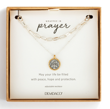 Load image into Gallery viewer, Wrapped in Prayer Layer Necklace | Silver
