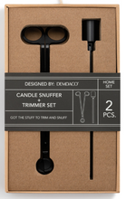 Load image into Gallery viewer, Candle Snuffer and Trimmer Set - Black
