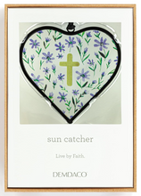 Load image into Gallery viewer, Faith Heart Suncatcher
