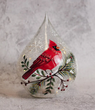 Load image into Gallery viewer, Cardinal Teardrop with Led String Lights
