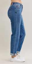 Load image into Gallery viewer, Judy Blue Mid Rise Boyfriend Classic Cuffed
