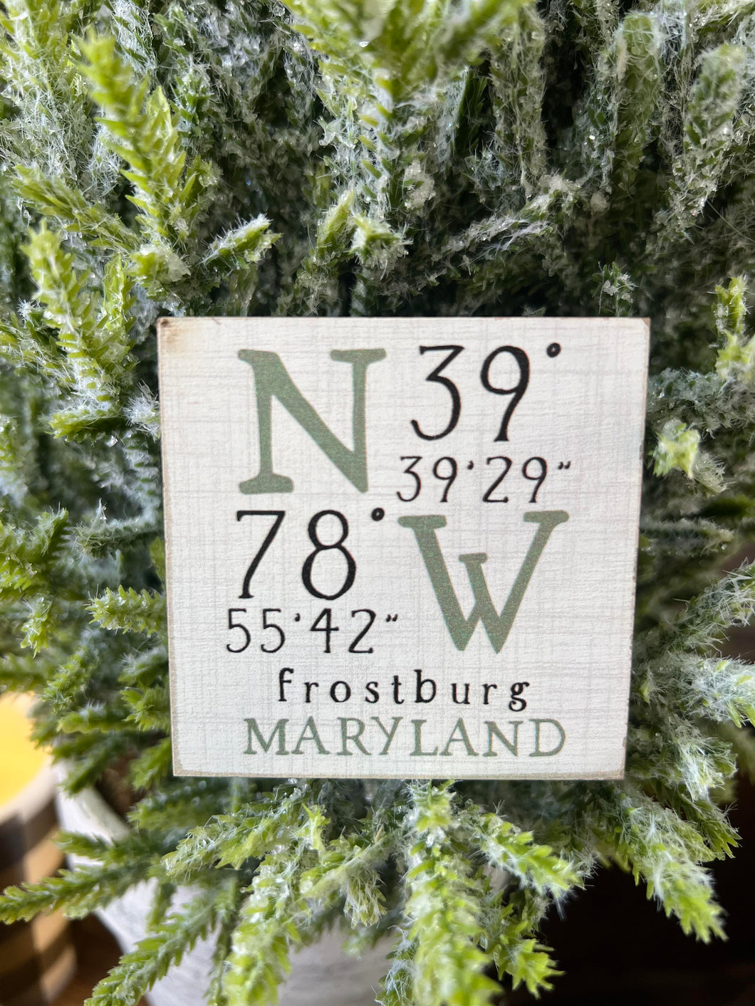 Frostburg, MD Coordinates Magnet