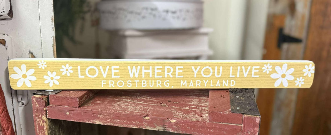 Live Love Yellow | Frostburg, Maryland